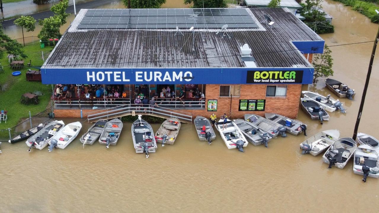 Pop-up ‘yacht club’ defies floods yet again to rally for community