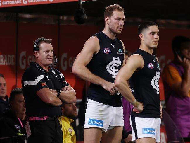 Carlton is expected to contend for a premiership in 2024. Photo by Michael Klein.