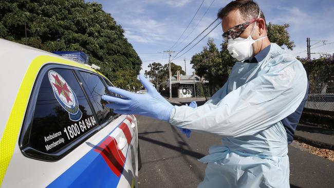 It’s hoped the gadget will help paramedics treat trauma patients. Picture: David Caird