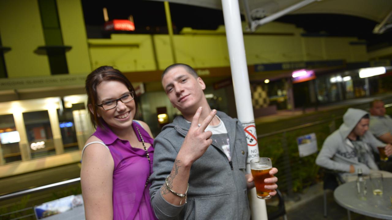 Mellisa Dent, Arron Vilbro at the Grand Hotel, Gladstone. Photo Luka Kauzlaric / The Observer
