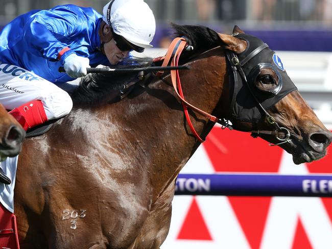 Best Of Times takes out the Kennedy Mile at Flemington in 2018.