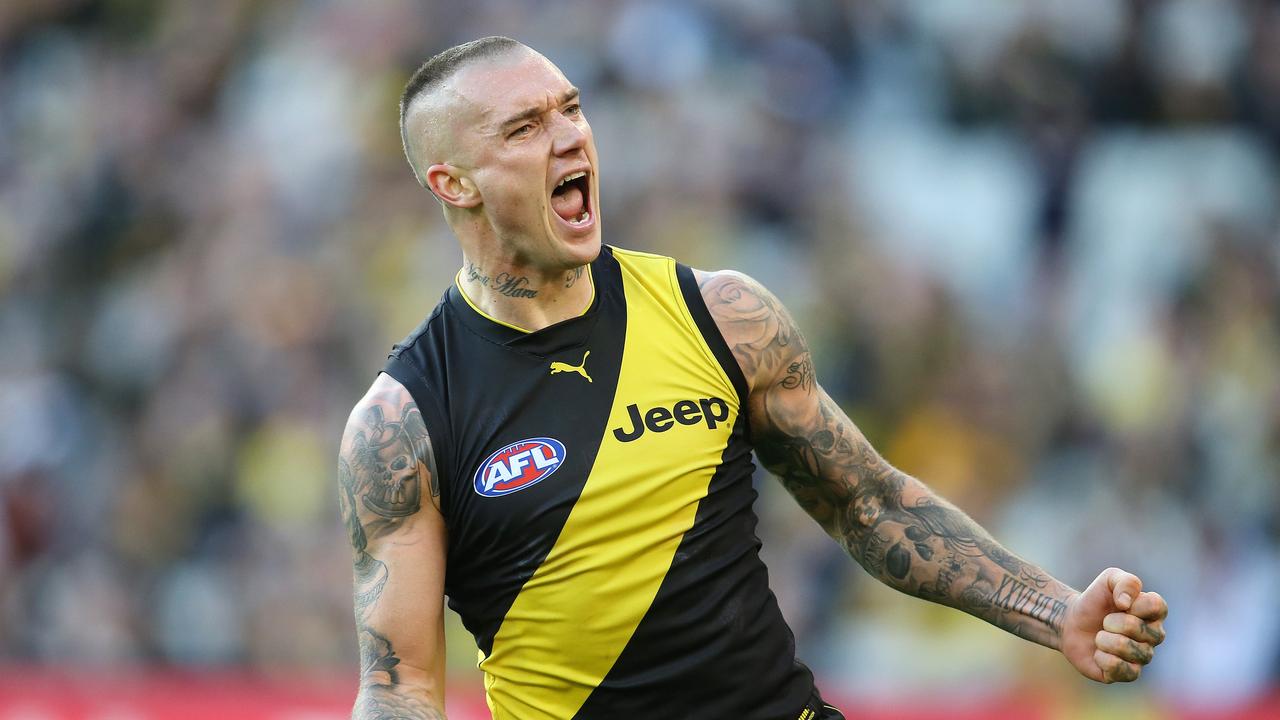 Dustin Martin was back to his best against Hawthorn on Sunday. Photo: Michael Klein.