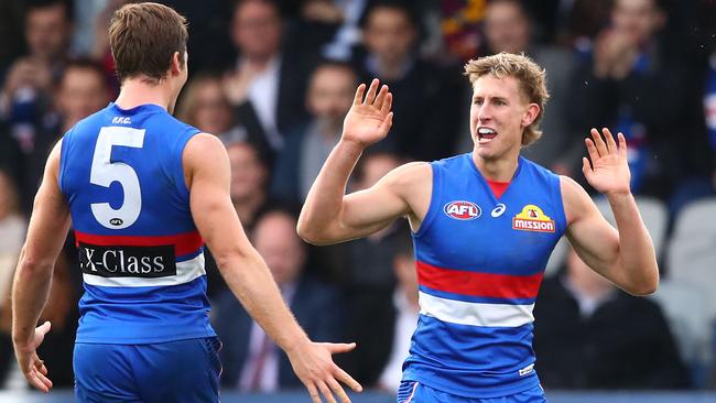 Aaron Naughton had a big second half against the Lions. Picture: Getty Images