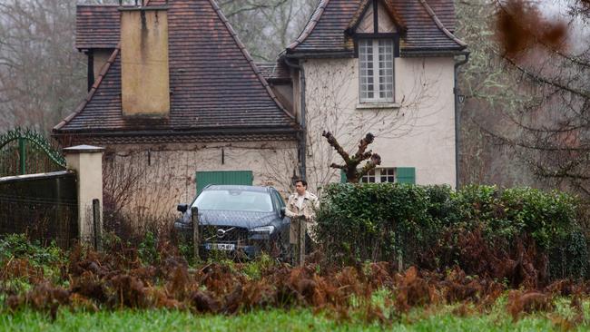 The five-bedroom chateau in Lunas, France that Brittany Higgins and David Sharaz now call home. Picture: Matthieu Ronde