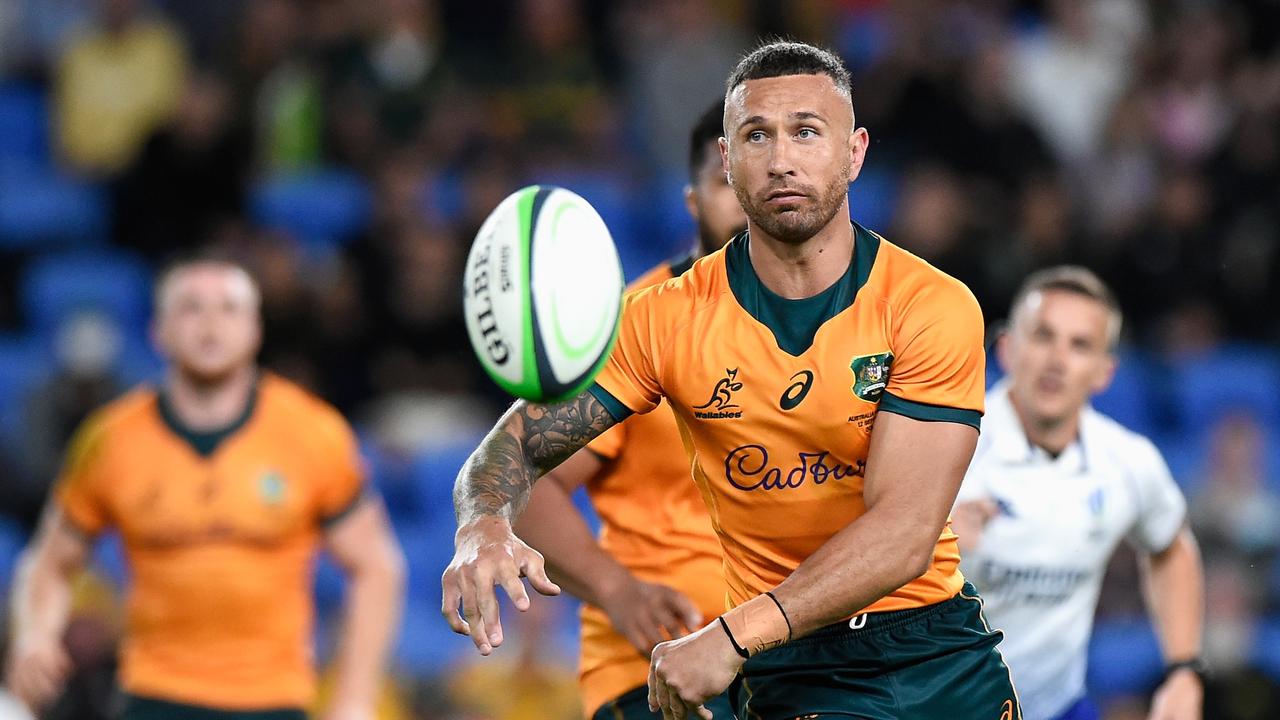 Quade Cooper is expected to edge out James O’Connor and start against England on Saturday. Photo: Getty Images