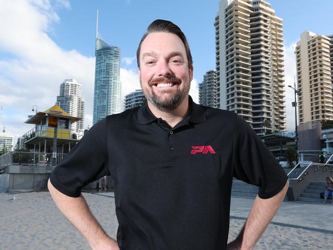 Pacific Airshow CEO Kevin Elliot back in Surfers Paradise ready for the 2025 major event ahead of ticket sales opening to the public on Wednesday. Picture Glenn Hampson