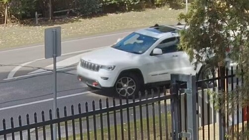 The man left in this car after picking up the wallet on Masonite Road at Heatherbrae. Picture: NSW Police