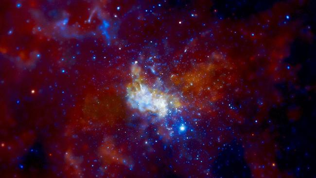 An image of the supermassive Sgr A* black hole from 2010, provided by the Chandra X-ray Observatory after almost two weeks of observations. Picture: AP Photo/NASA