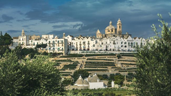 Locorotondo, a small traditional town in southern Italy.