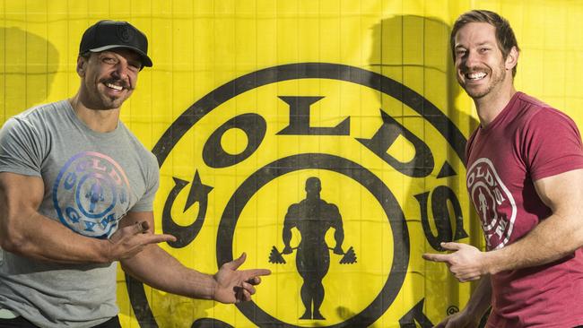 Gold's Gym Toowoomba franchise owners Joe Sorbara (left) and Bevin Jones are converting the former Aldi Clifford Gardens in Princess St into a Gold's Gym. Picture: Kevin Farmer