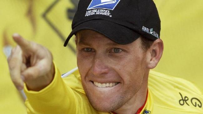 Disgraced cyclist Lance Armstrong.