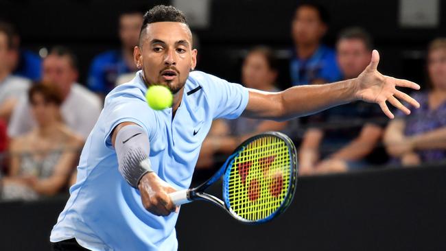 Nick Kyrgios won the 2018 Brisbane International.