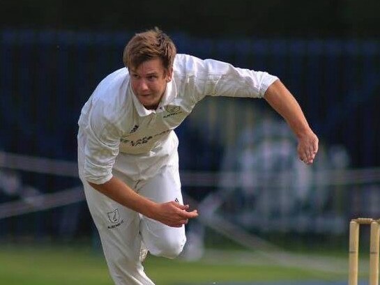 Cassowary Coast bowler Joel Stewart. Contributed by Rhys Camilleri