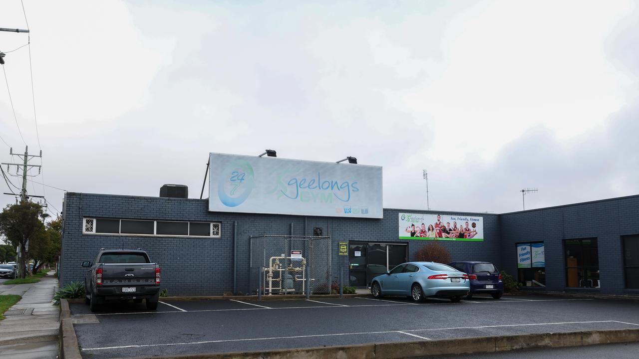 Geelong's Gym where Mr von Moger once worked as a personal trainer. Picture: news.com.au