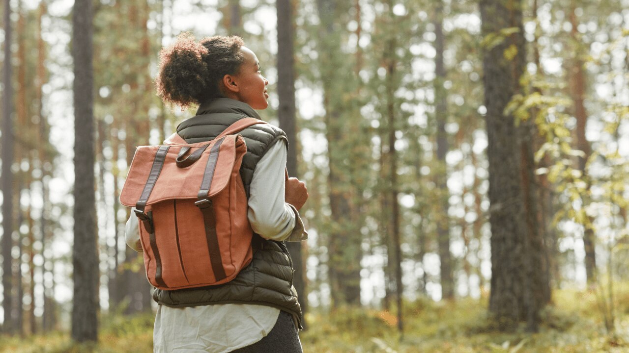 Stress decreases more significantly after a one-hour walk in nature than in a busy urban district. Image: iStock