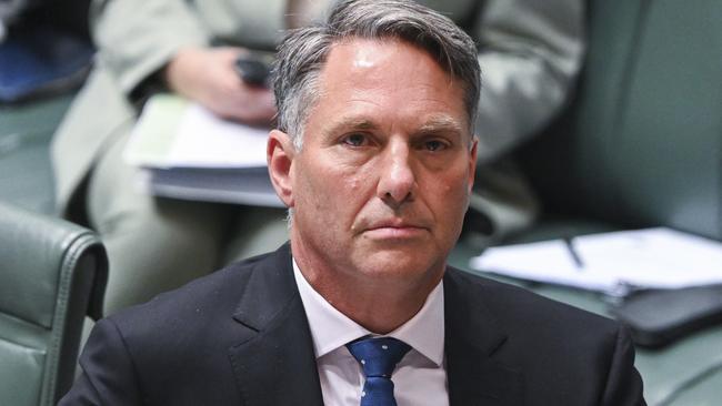 Then-acting Prime Minister Richard Marles oversaw a during Question Time at Parliament House in Canberra. Picture: NCA NewsWire / Martin Ollman