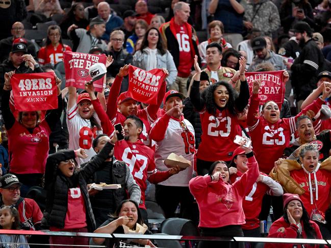San Francisco 49ers fans will be sure to give it to Mahomes and the Chiefs. Picture: AFP