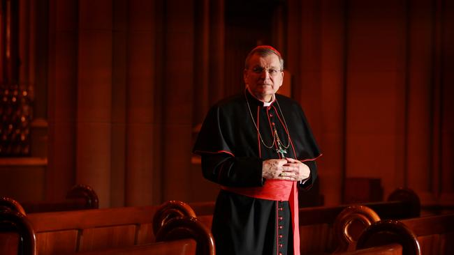 Cardinal Burke at St Mary’s Cathedral.