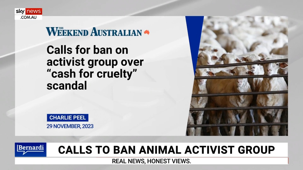 Government urged to ‘cut ties with extremist organisation’ Animals Australia