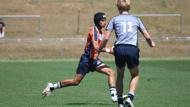 Emerging Reds Cup day 1 action between SEQ and Brisbane Grey in the Under 15s.