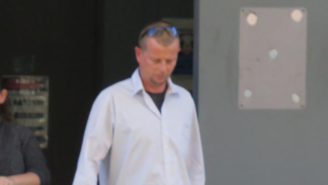 Andrew Peter Franklin, 36, of The Entrance, leaving Wyong Local Court after a previous appearance. Picture: NewsLocal