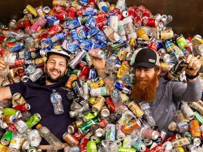 More than 10,000 cans and bottles were returned. Picture: @beauisms/Instagram