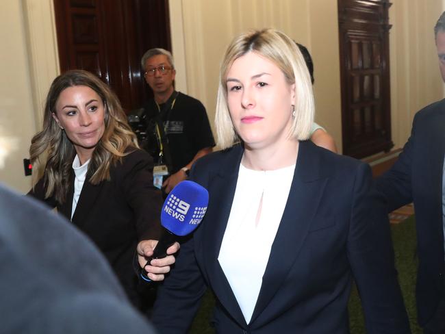 Jess Wilson will remain in charge of the education portfolios and will also pick up the role of industry and economic growth. Picture: David Crosling