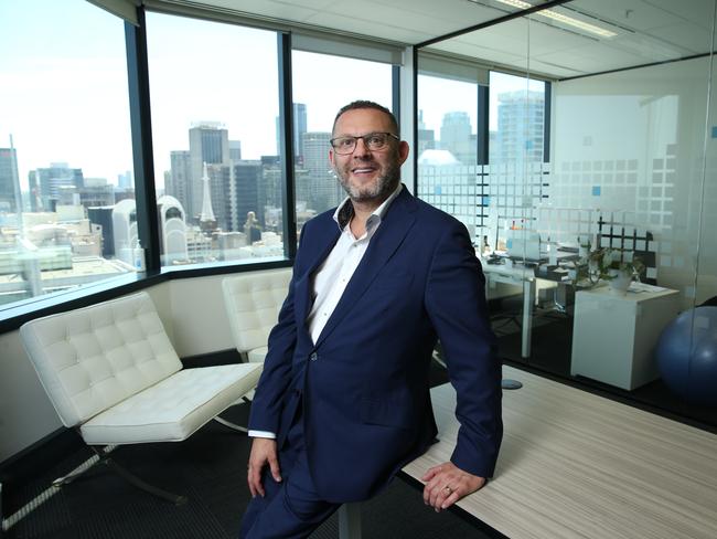 16/02/2023. Nuix CEO Jonathan Rubinsztein, photographed at their offices in Sydney. Britta Campion / The Australian