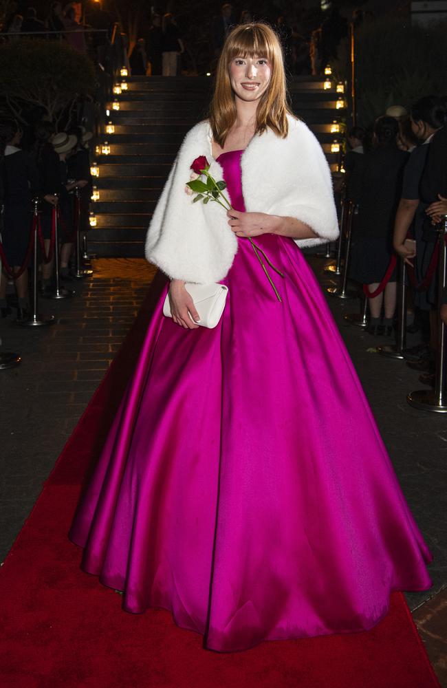 Sasha Keen arrives at The Glennie School formal at Picnic Point, Thursday, September 12, 2024. Picture: Kevin Farmer