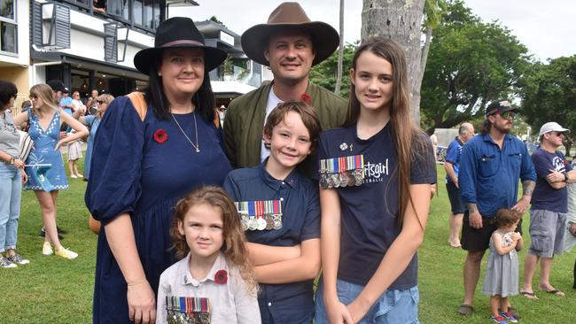 Airlie Beach Anzac Day ceremony, 2024. Photo: Estelle Sanchez