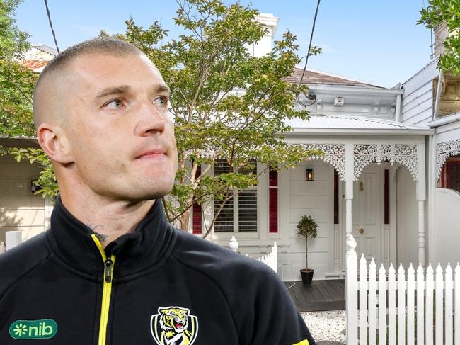 Dustin Martin is selling his home.