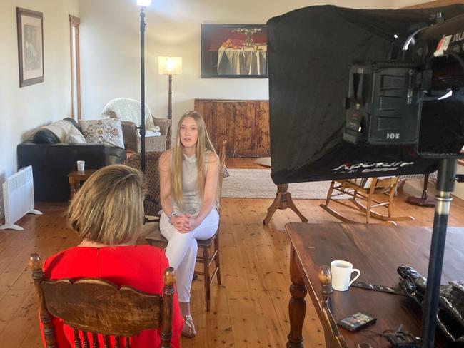 Ms Carter told 7 News she too had been taken when she was a child. Picture: 7 NEWS
