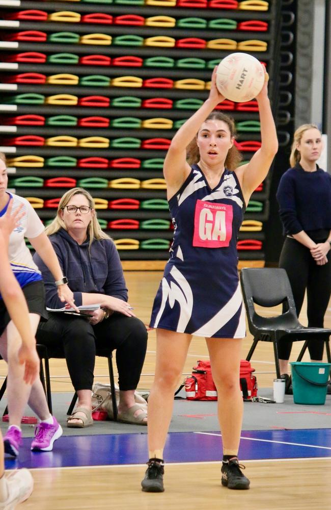 Runaways player Keely Warcon was effective in defence. Picture: Supplied.