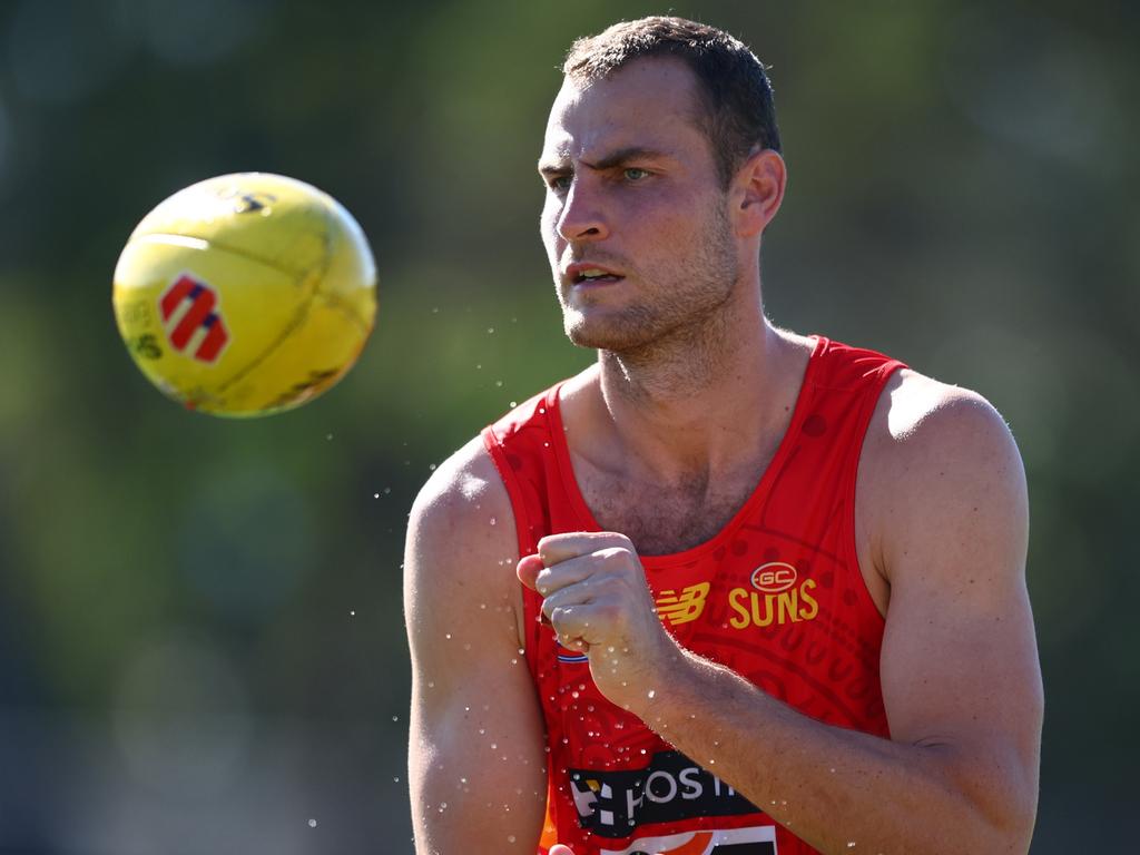 Jarrod Witts has long led Gold Coast’s midfield. Picture: Chris Hyde/Getty Images