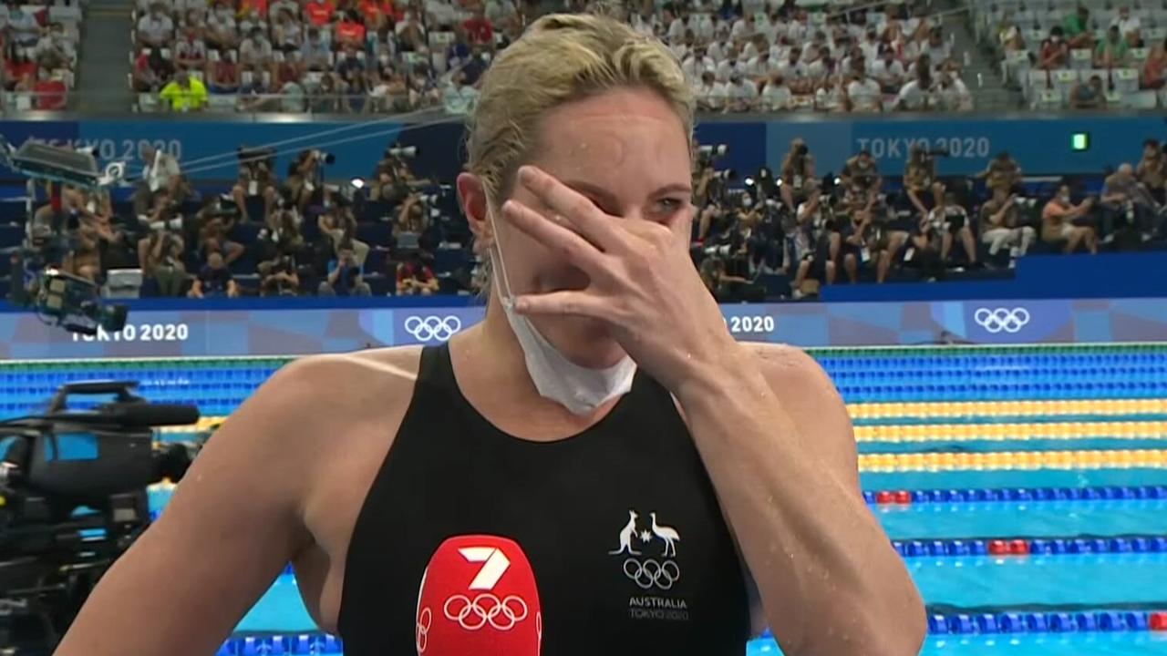 Emily Seebohm was in tears after her bronze.