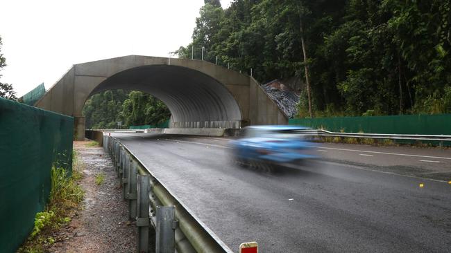 The $40.7m fauna crossing and overtaking lane project was funded by the Australian Government under the Bruce Highway Overtaking Lane Program. Picture: Peter Carruthers