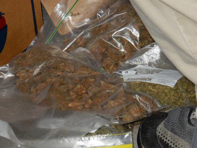 Large bags of cannabis seized in raids on bikie clubhouses across Tasmania