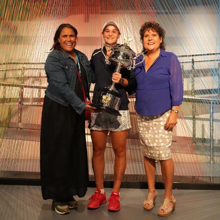 Barty joins Cathy Freeman and Evonne Goolagong Cawley as Australian indigenous sporting royalty after winning the 2022 Women’s Australian Open tennis tournament. Picture: Supplied.