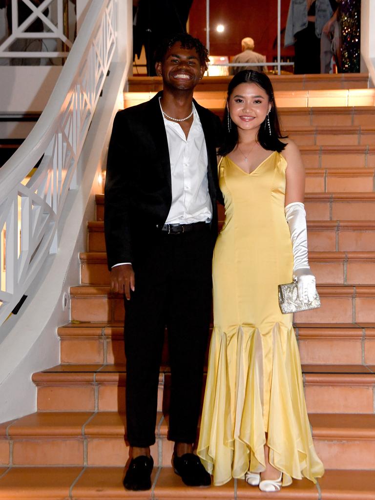 ANNANDALE CHRISTIAN COLLEGE school formal 2022 at Ridges Southbank. Rio Namoga and Ywa Blu Khin. Picture: Evan Morgan