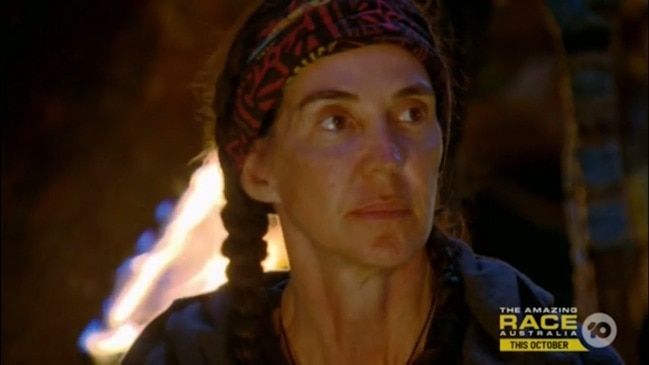 Janine Allies leaves Australian Survivor (Network Ten)