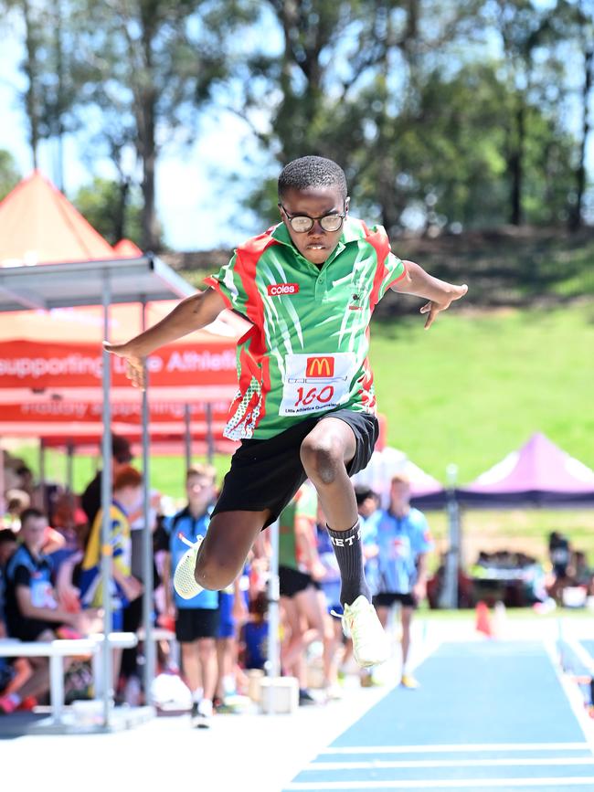 Queensland Little Athletics State Relay Championships. Saturday December 2, 2023. Picture, John Gass
