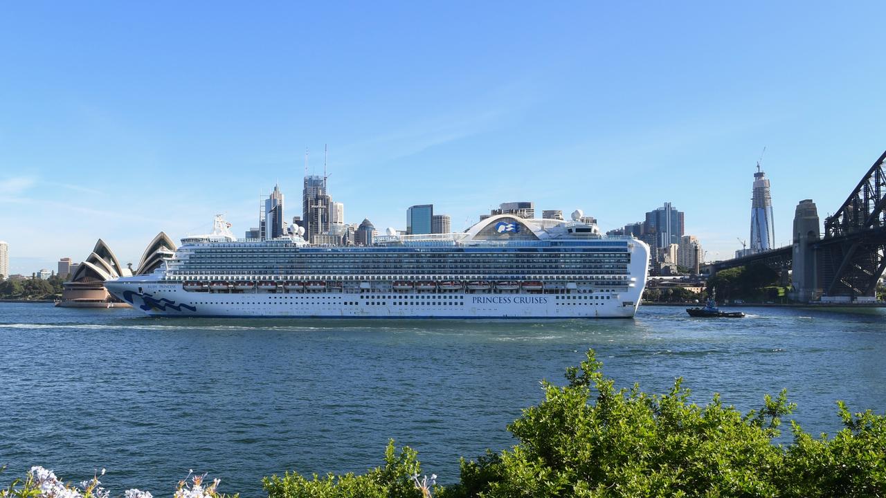 The Ruby Princess was allowed to dock despite reports of COVID-19 symptoms on board.