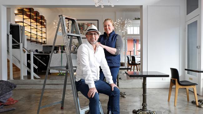 Naser and Cheryl Daci are fitting out a second store in New Town. Picture: SAM ROSEWARNE