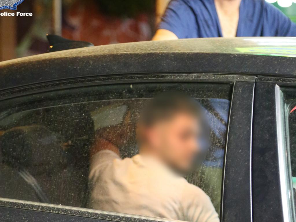 A Defence Force employee after he was pulled over by cops in Bondi as part of Strike Force Northrop. Picture: NSW Police Force