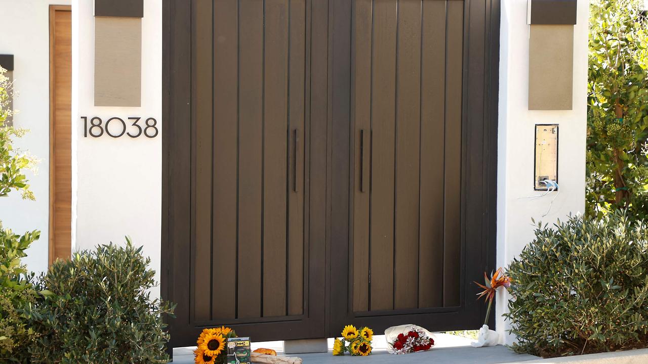 The house of actor Matthew Perry where he downsized to during the pandemic. Picture: Michael Tran / AFP