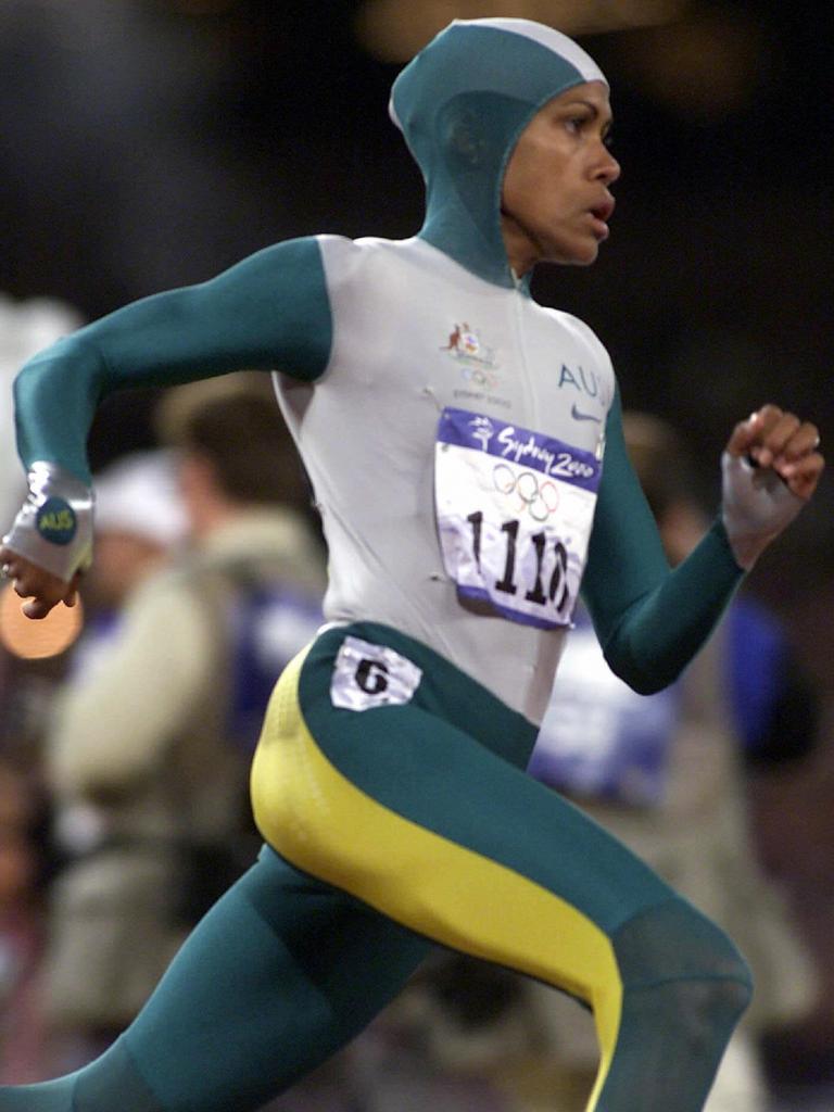 One of the all-time great moments of an athlete visibly achieving the perfect flow state surely has to be Cathy Freeman’s spine-tingling gold medal sprint in the 400m at the Sydney Olympic Games in 2000. But we can all learn how to get into the zone. Picture: Gregg Porteous