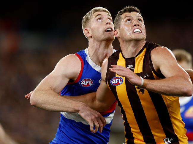 Hawthorn will move to lock Lloyd Meek in after a breakout 2024. Picture: Michael Willson/AFL Photos via Getty Images.