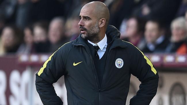 Manchester City's Spanish manager Pep Guardiola.