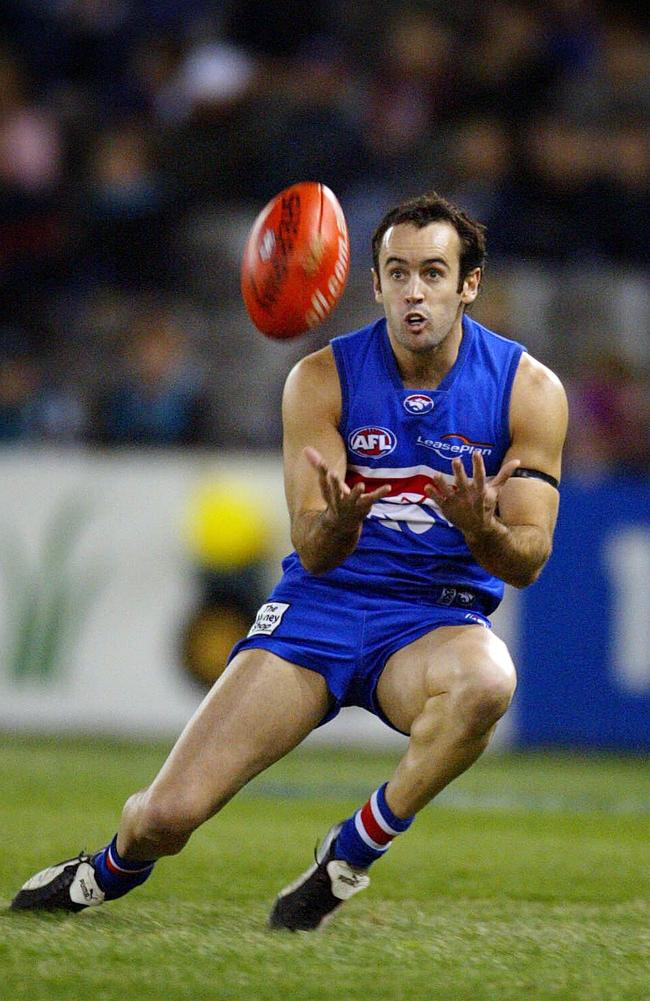 Simon Garlick also played for the Western Bulldogs.