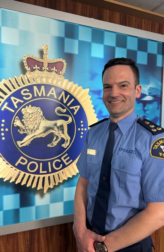 Tasmania Police Commander Marco Ghedini.